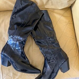 Nasty Gal Women's Black Knee-High Boots